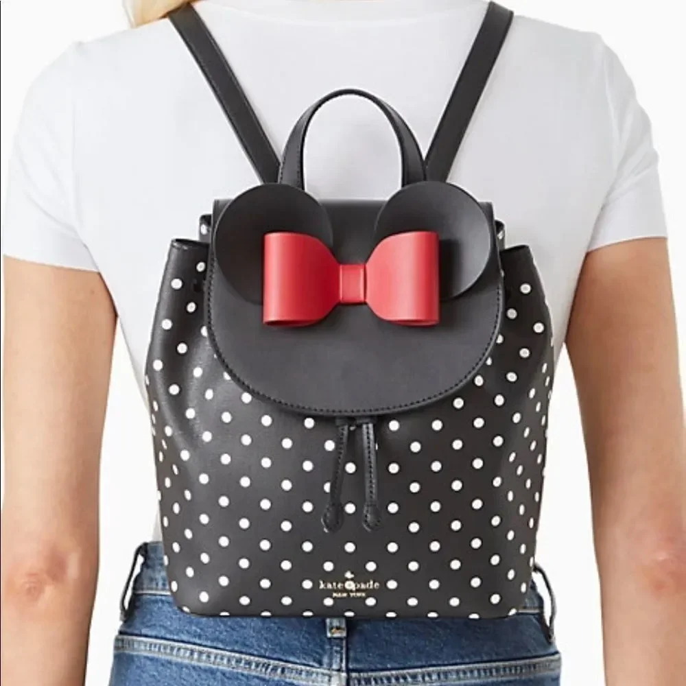 disney x kate spade new york minnie mouse backpack - Picture 4 of 7